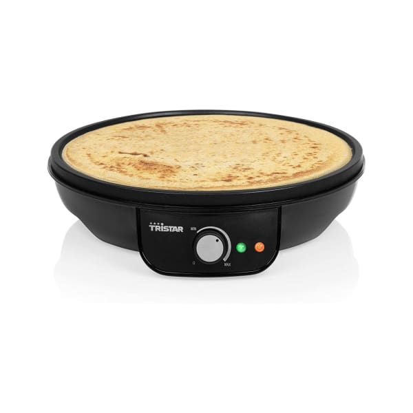 Crêpière Thermostat TRISTAR - Réglable 1000 Watts - Noir (BP-2637) Crêpière Thermostat TRISTAR - Réglable 1000 Watts - Noir (BP-2637)